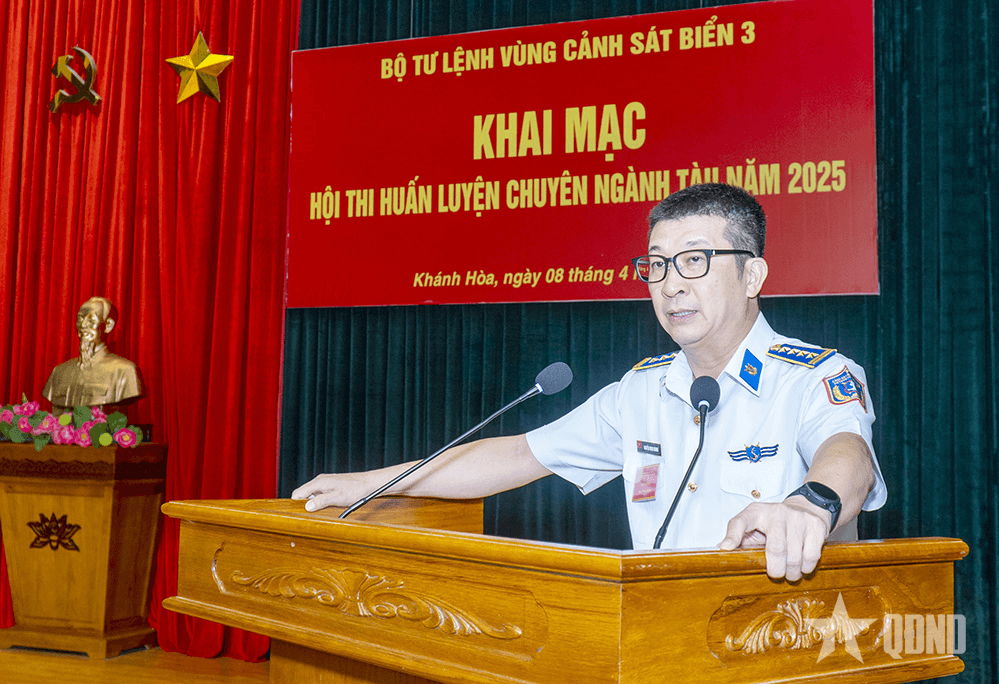 Vùng Cảnh sát biển 3 thi huấn luyện chuyên ngành tàu Cảnh sát biển
