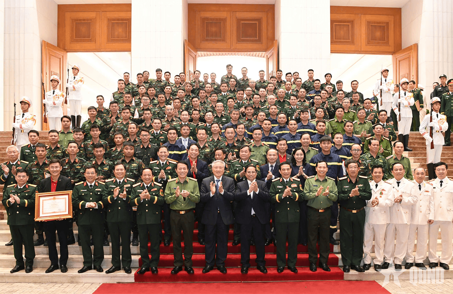 Tuyên dương Lực lượng tham gia cứu trợ thảm họa động đất tại Myanmar