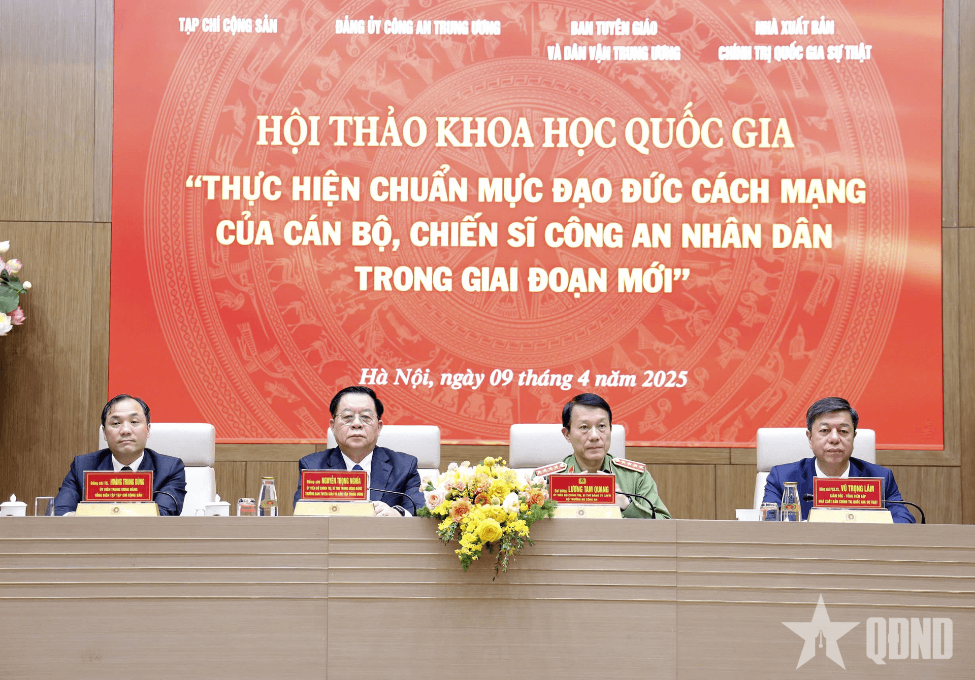 Hội thảo khoa học “Thực hiện chuẩn mực đạo đức cách mạng của cán bộ, chiến sĩ Công an nhân dân trong giai đoạn mới”