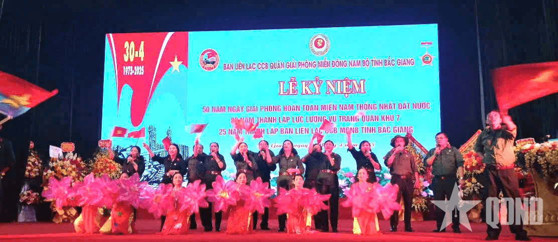 Gặp mặt truyền thống Quân giải phóng miền Đông Nam Bộ tỉnh Bắc Giang
