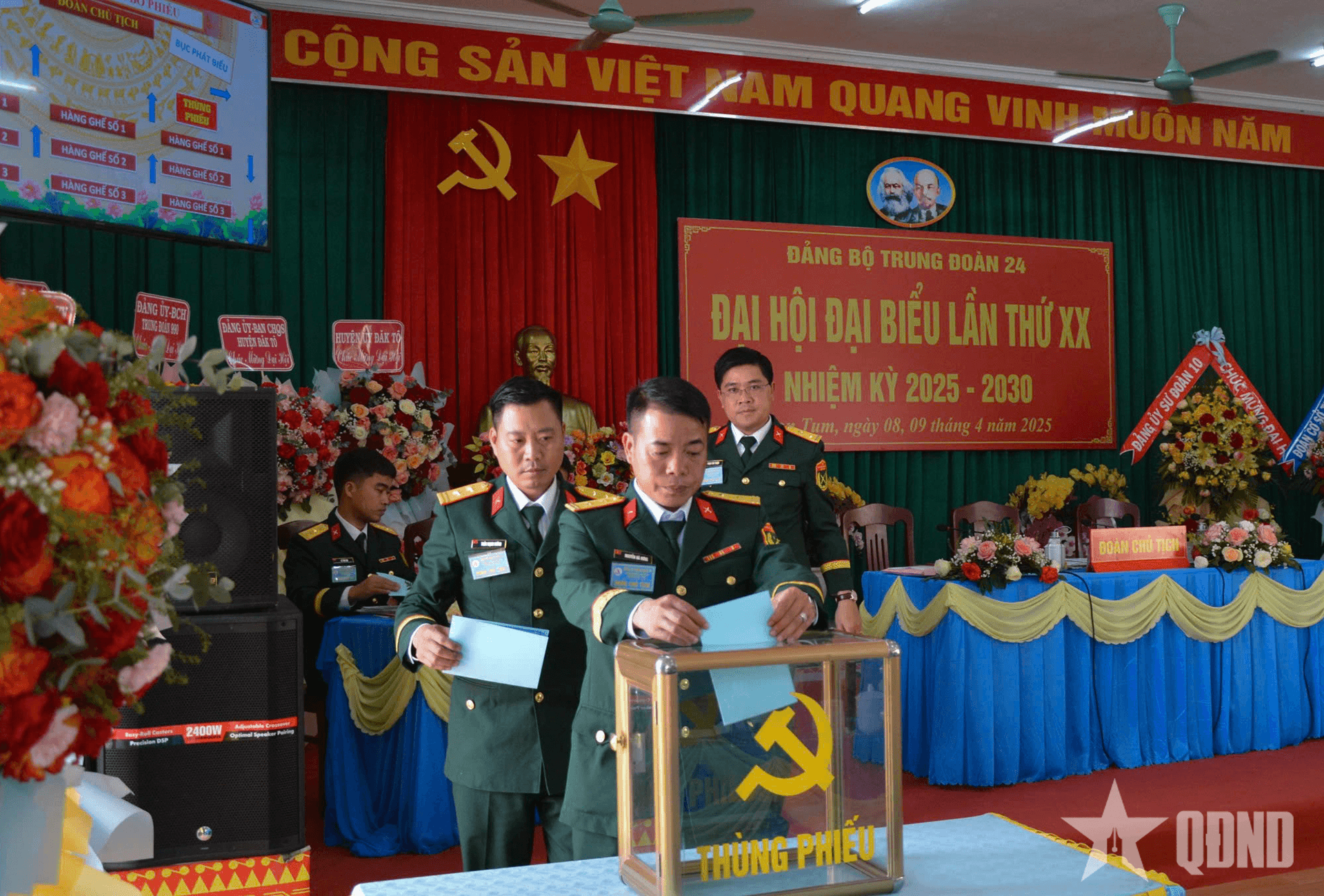 Đảng bộ Trung đoàn 24 (Sư đoàn 10, Quân đoàn 34) tổ chức Đại hội nhiệm kỳ 2025-2030