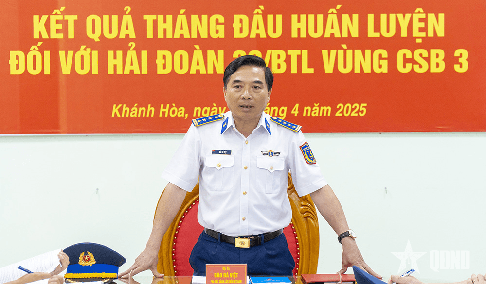 Bộ tư lệnh Cảnh sát biển Việt Nam kiểm tra công tác huấn luyện tại Hải đoàn 32