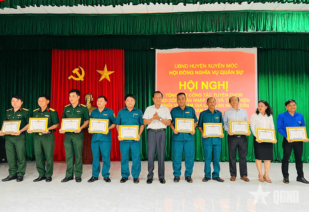 Huyện Xuyên Mộc tổng kết công tác tuyển quân năm 2025