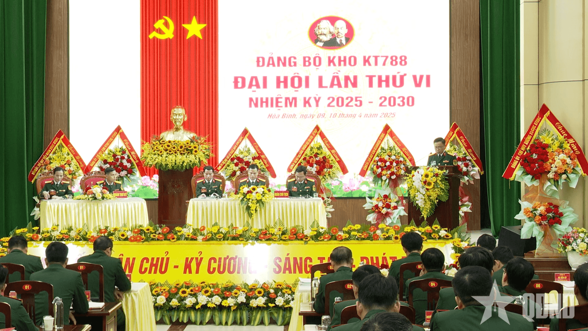 Kho KT788 tổ chức thành công Đại hội Đảng bộ lần thứ VI, nhiệm kỳ 2025 - 2030