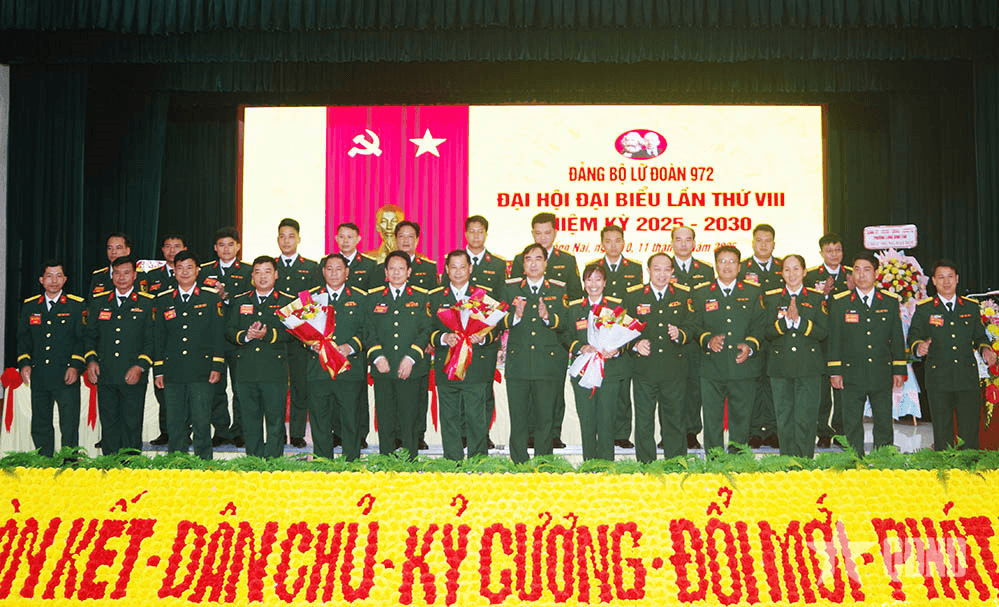 Đảng bộ Lữ đoàn 972 tổ chức thành công Đại hội nhiệm kỳ 2025-2030