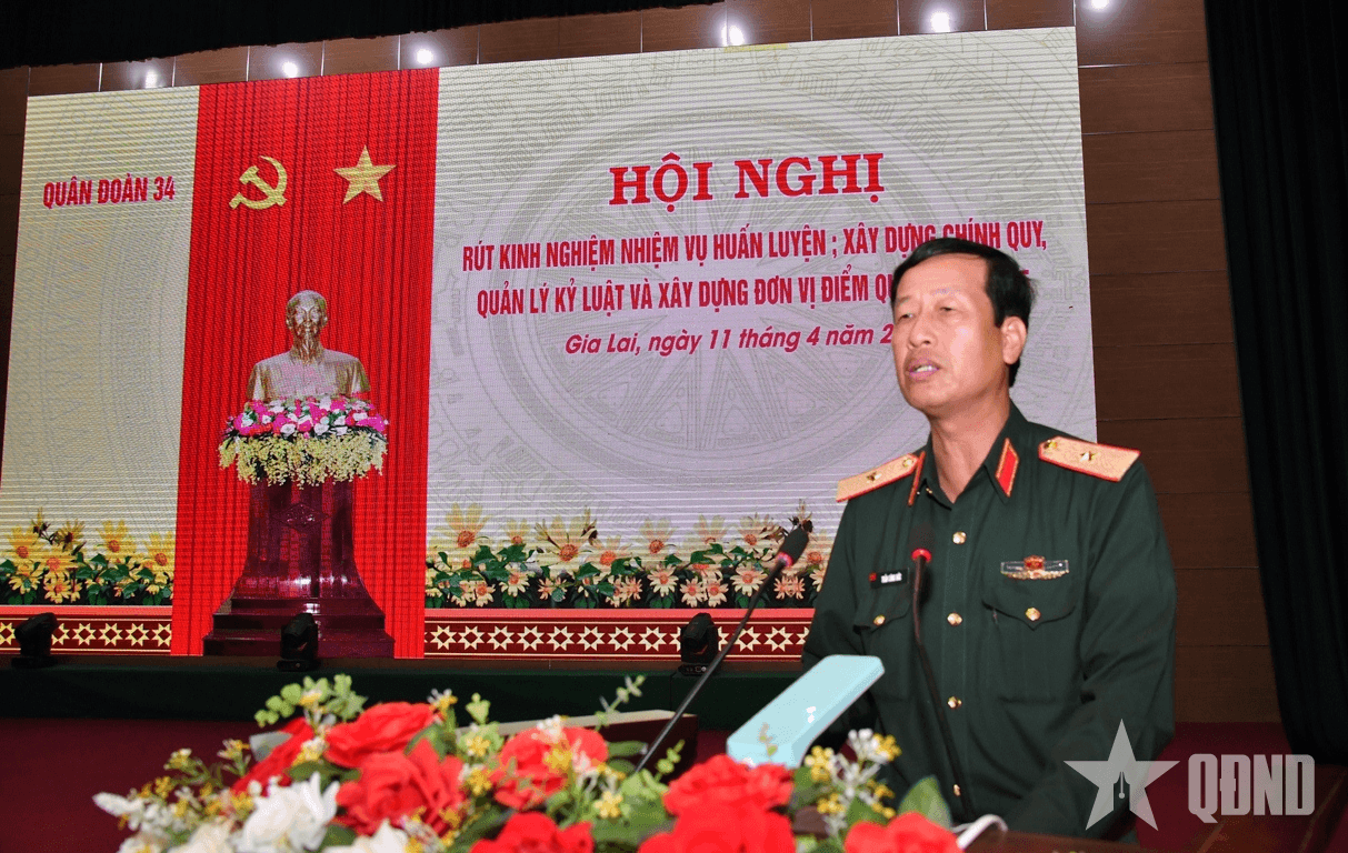 Quân đoàn 34: Nâng cao chất lượng huấn luyện, sẵn sàng chiến đấu