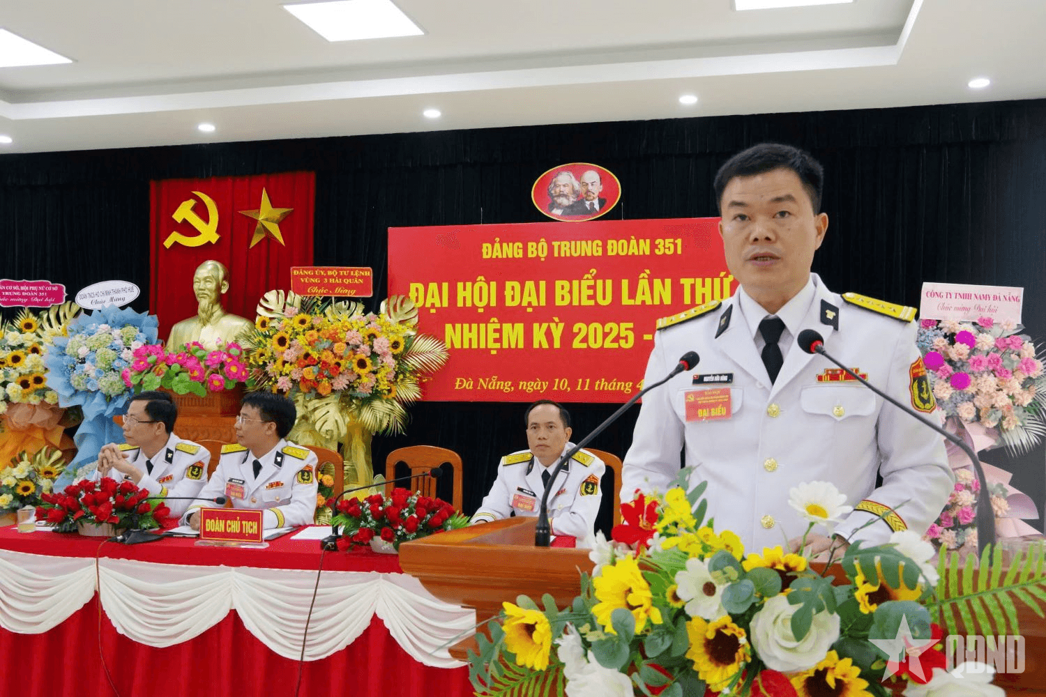 Đảng bộ Trung đoàn 351, Vùng 3 Hải quân, tổ chức Đại hội đại biểu nhiệm kỳ 2025-2030