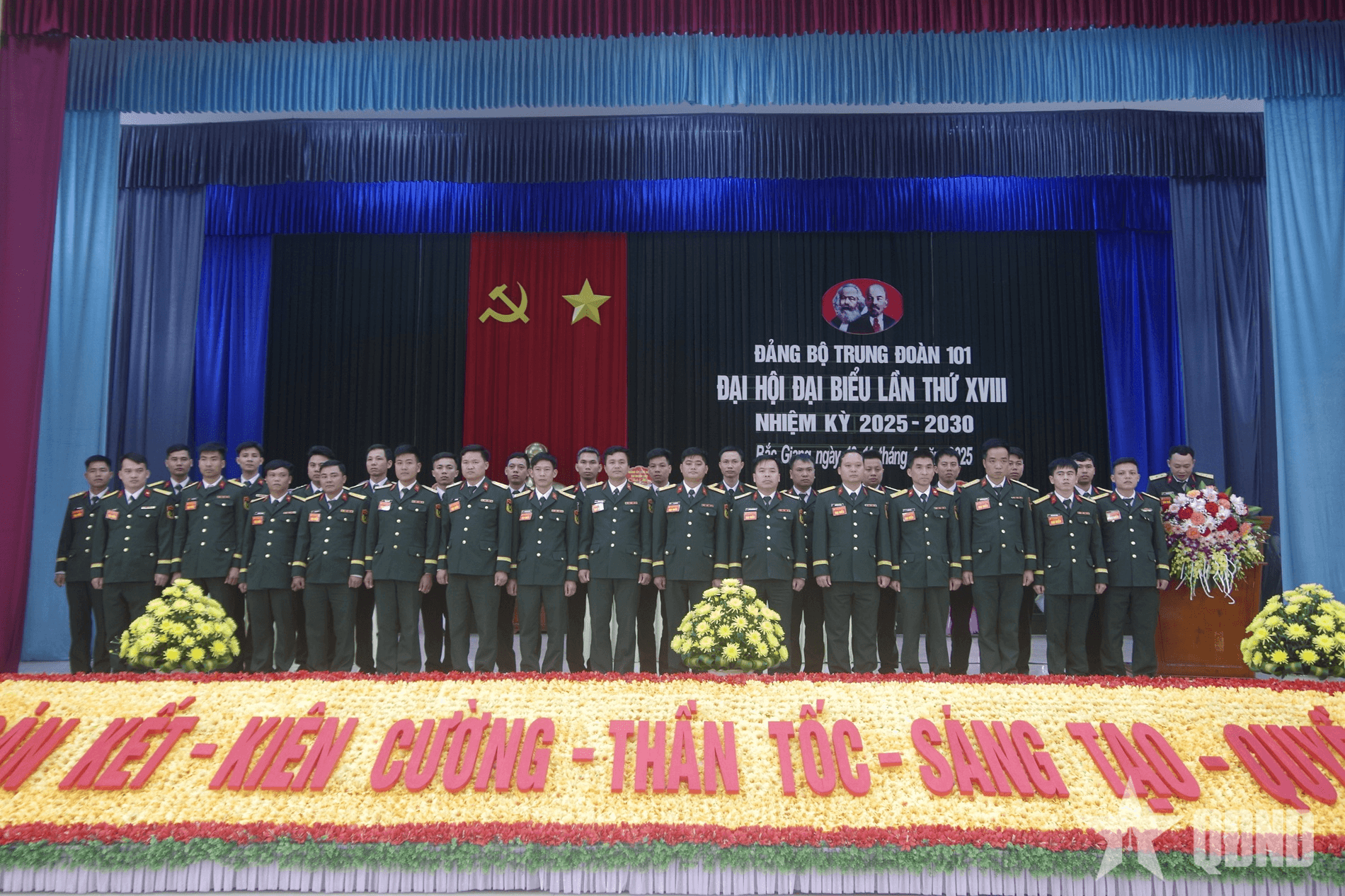 Đảng bộ Trung đoàn 101 tổ chức thành công Đại hội đại biểu lần thứ XVIII nhiệm kỳ 2025-2030