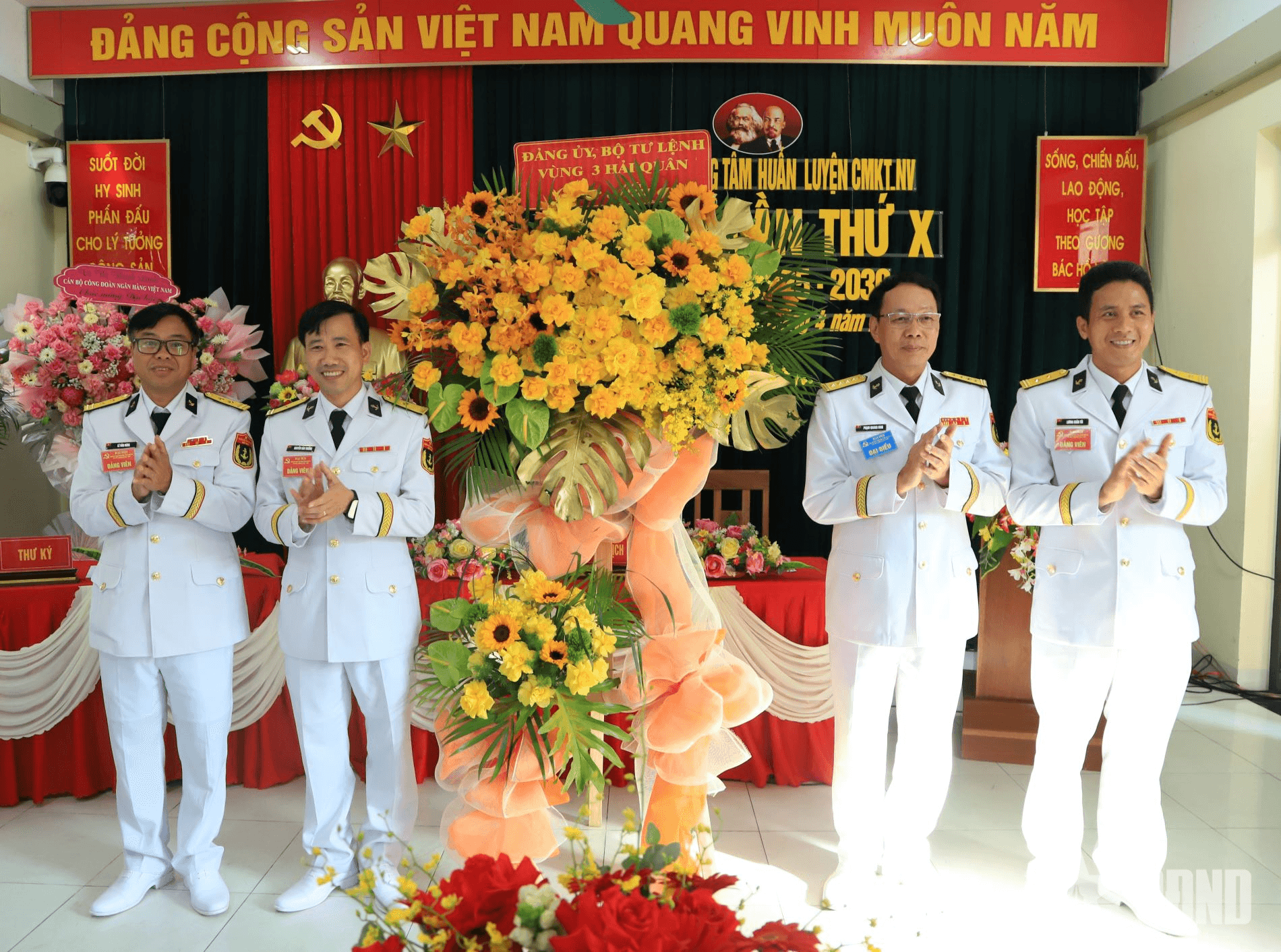 Trung tâm huấn luyện chuyên môn kỹ thuật - nghiệp vụ Vùng 3 Hải quân tổ chức Đại hội lần thứ X