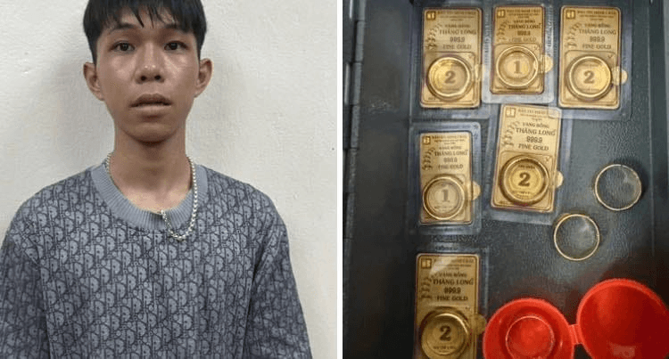 Hà Nội: Bắt giữ đối tượng cướp giật tài sản tại tiệm vàng trên địa bàn phường Đại Kim
