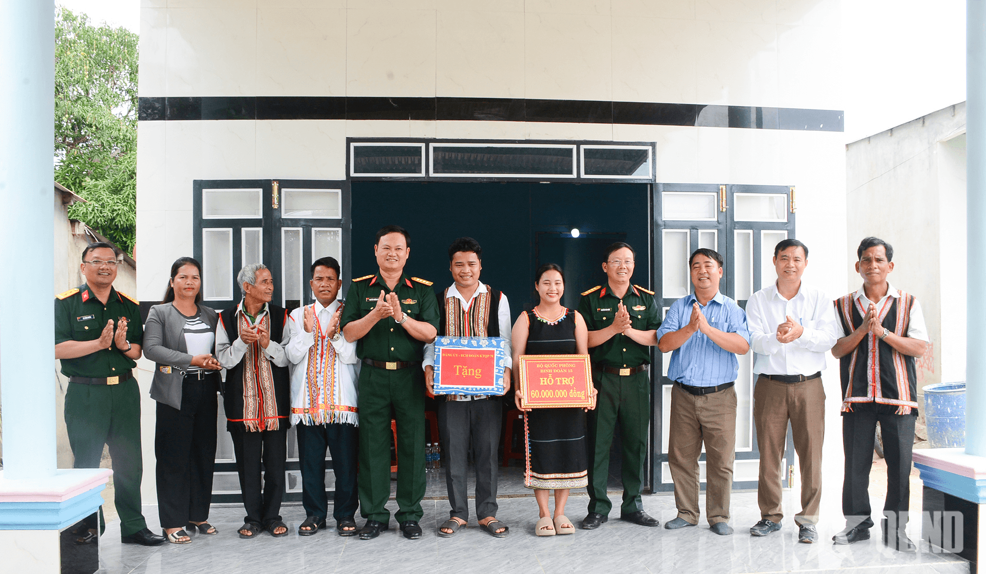 Đoàn Kinh tế - Quốc phòng 78: Xóa nhà tạm, nhà dột nát để an cư người dân khu vực biên giới