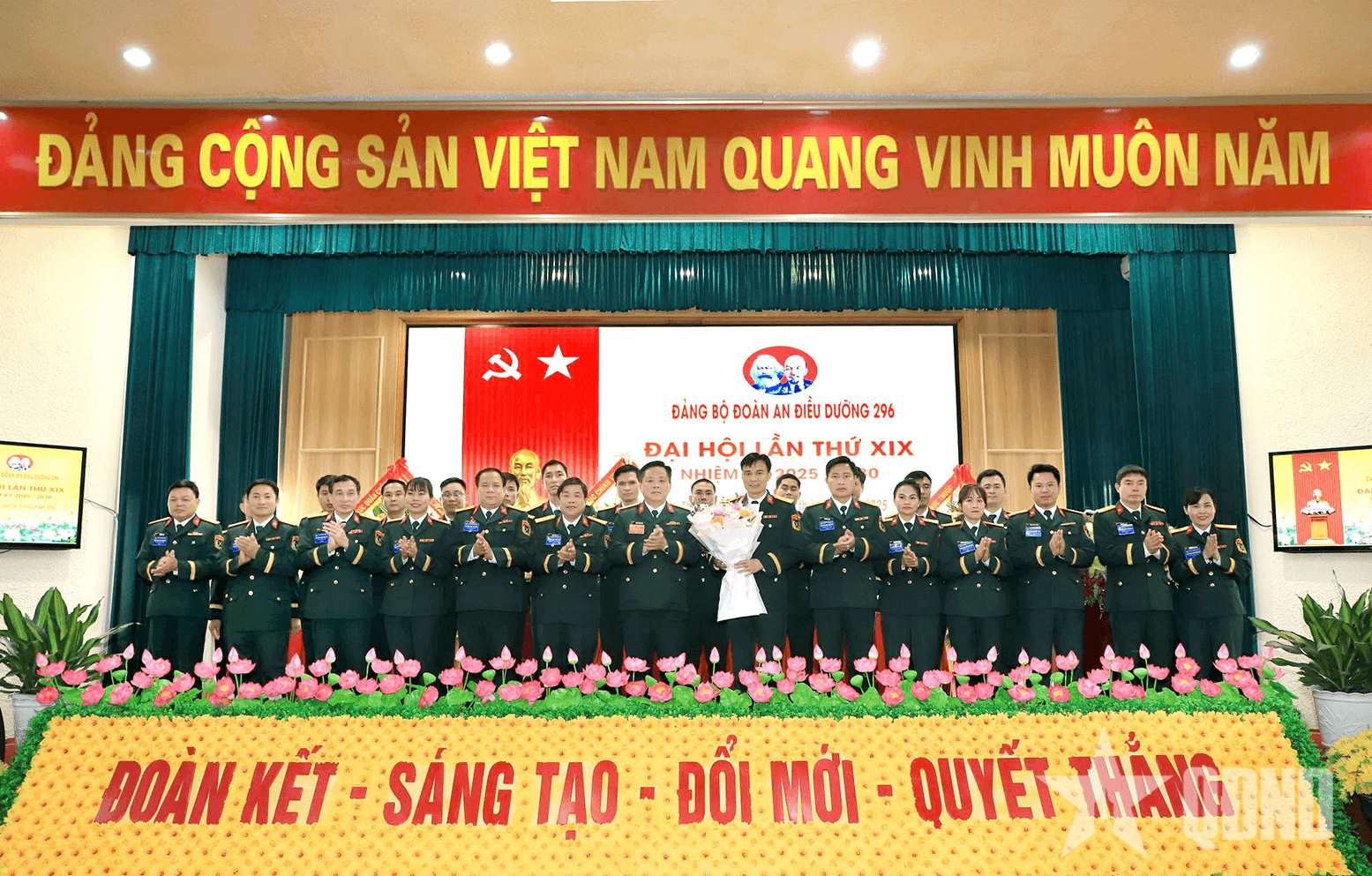 Đảng bộ Đoàn An điều dưỡng 296 tổ chức thành công Đại hội nhiệm kỳ 2025-2030