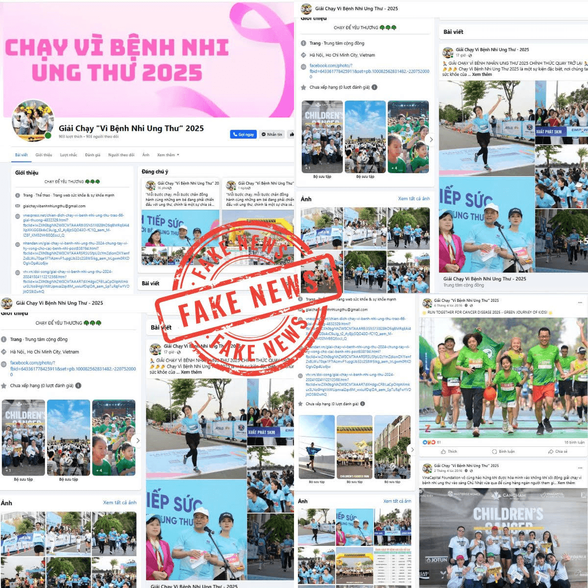 Bệnh viện K: Thông tin về giải chạy "Vì bệnh nhi ung thư 2025" trên mạng xã hội là giả mạo