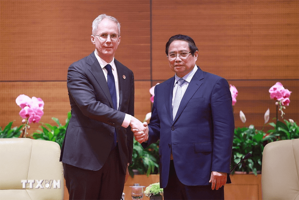 Thủ tướng Phạm Minh Chính tiếp Phó chủ tịch Ngân hàng ADB Scott Morris