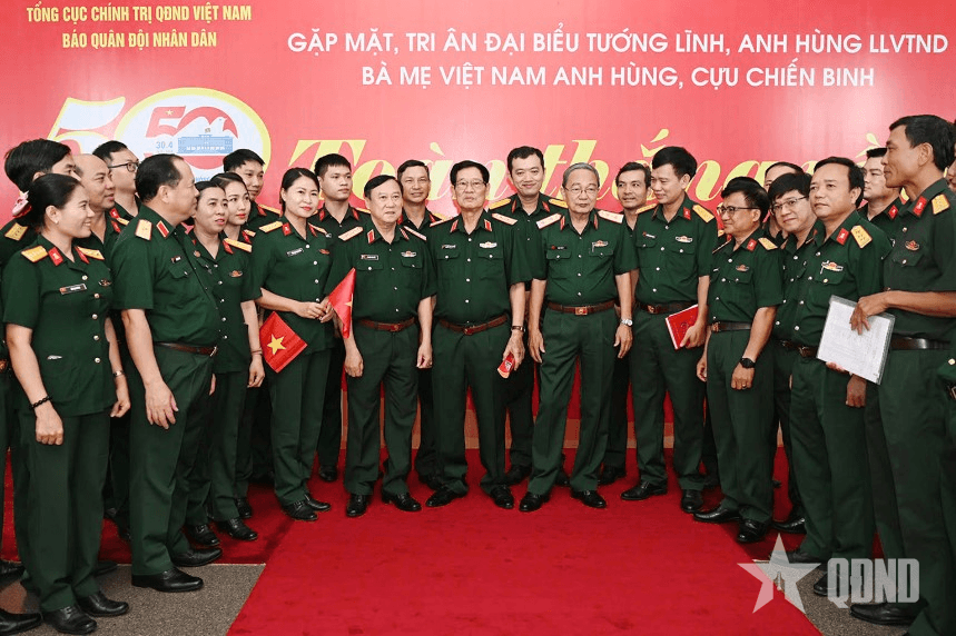 Chương trình gặp mặt, tri ân đại biểu tướng lĩnh, Anh hùng LLVT nhân dân, Bà mẹ Việt Nam anh hùng, chủ đề: “50 năm toàn thắng về ta”: Trào dâng ký ức hào hùng