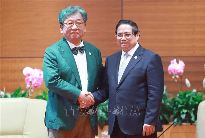 Thủ tướng Phạm Minh Chính tiếp Tổng Giám đốc Viện Tăng trưởng xanh toàn cầu