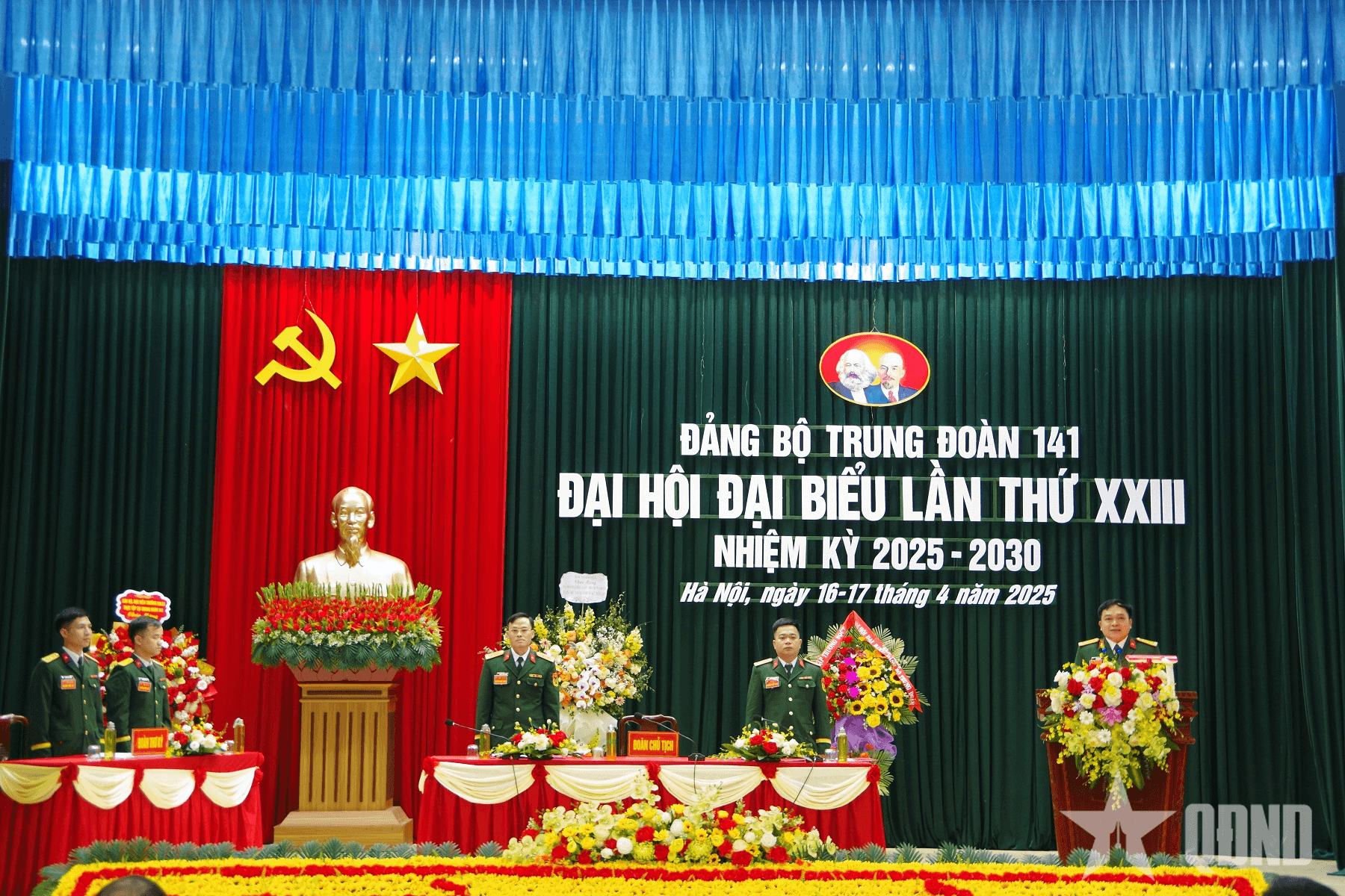 Đảng bộ Trung đoàn 141 tổ chức Đại hội đại biểu nhiệm kỳ 2025-2030