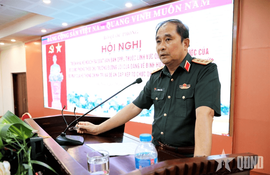 Bộ Quốc phòng triển khai kế hoạch rà soát văn bản quy phạm pháp luật
