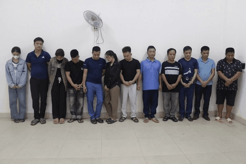 Triệt phá đường dây cờ bạc trực tuyến