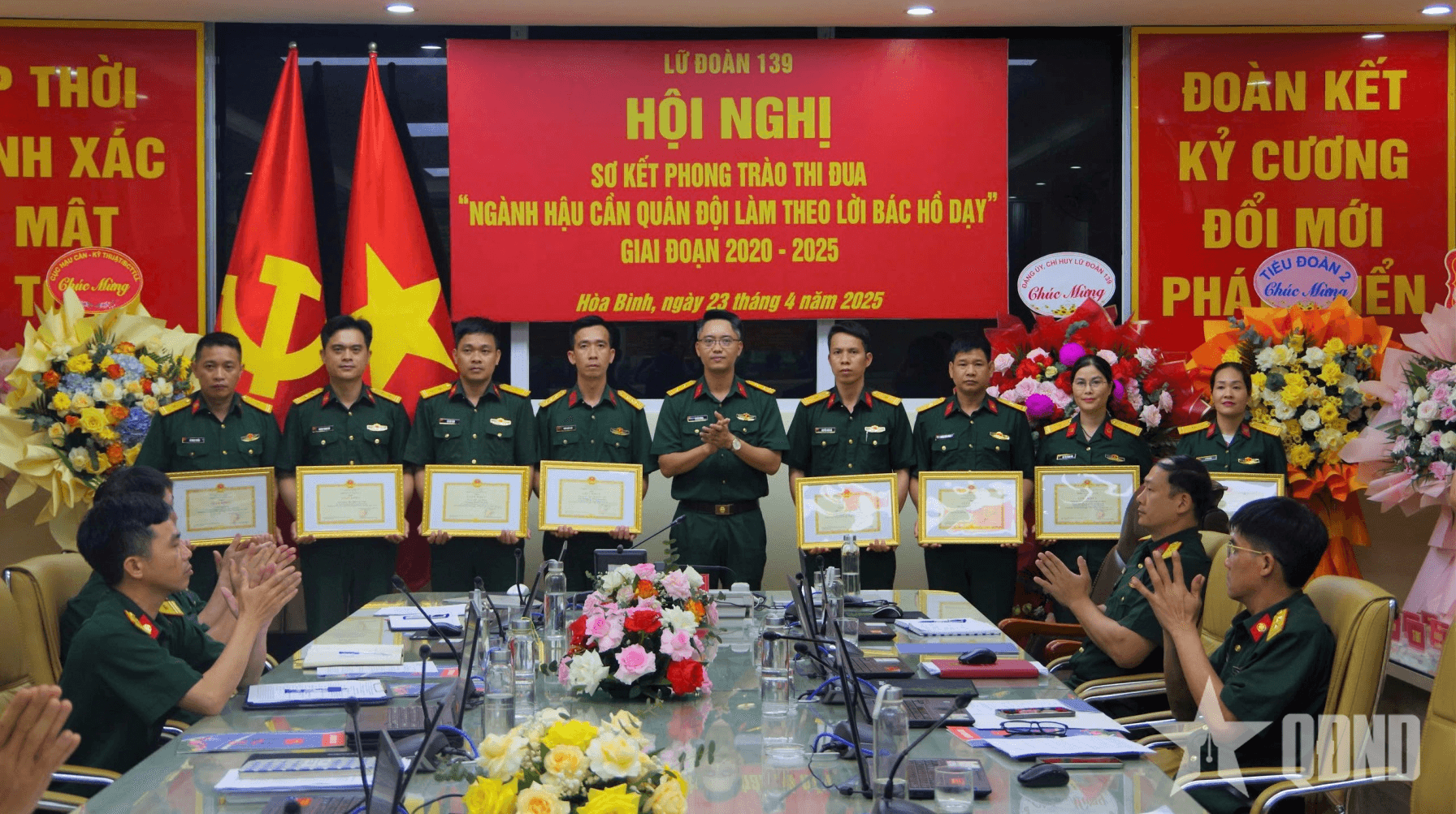 Lữ đoàn 139 sơ kết Phong trào thi đua “Ngành Hậu cần Quân đội làm theo lời Bác Hồ dạy”