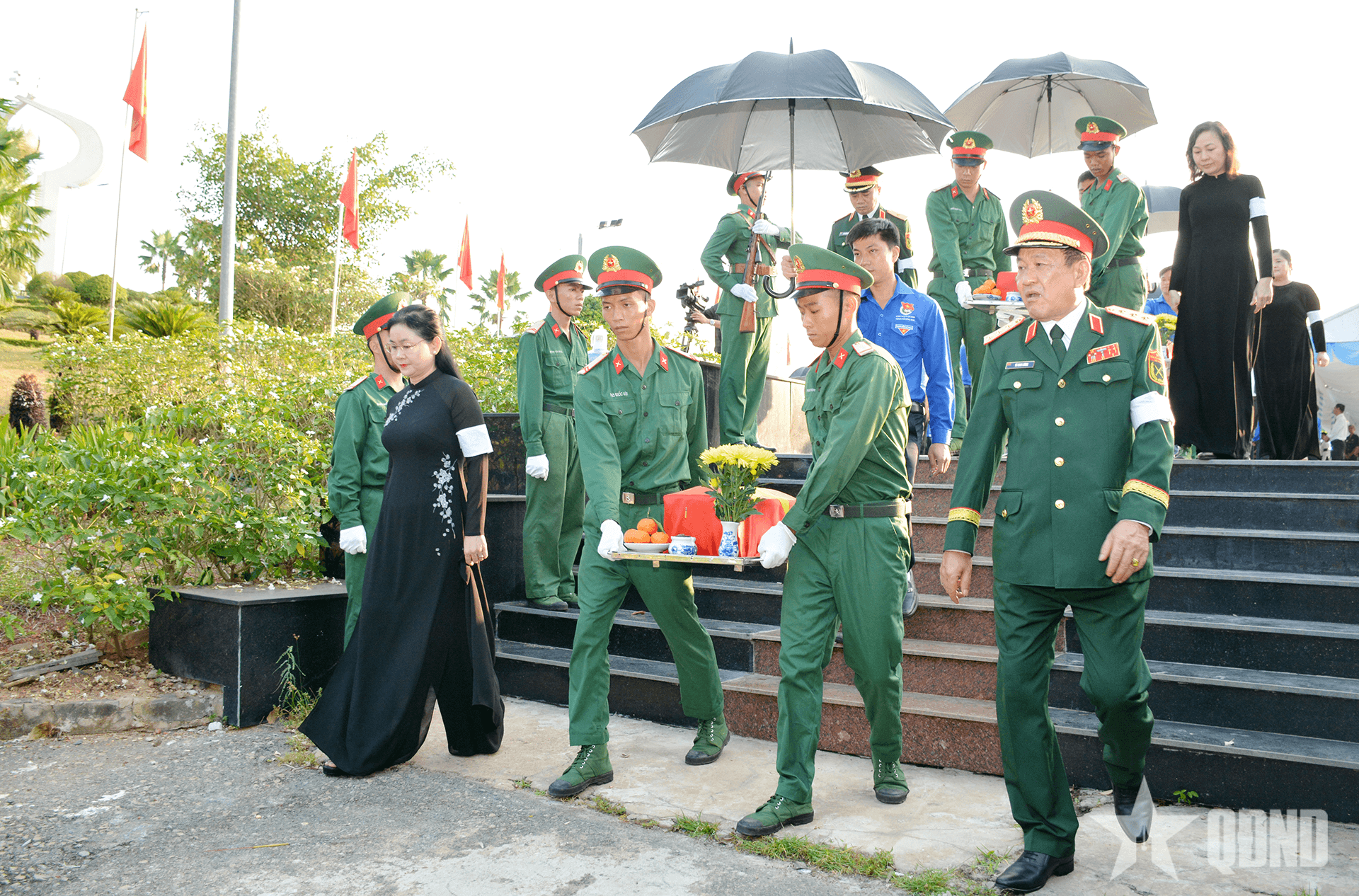 Thượng tướng Võ Minh Lương dự Lễ truy điệu, an táng hài cốt liệt sĩ tại tỉnh Bình Phước
