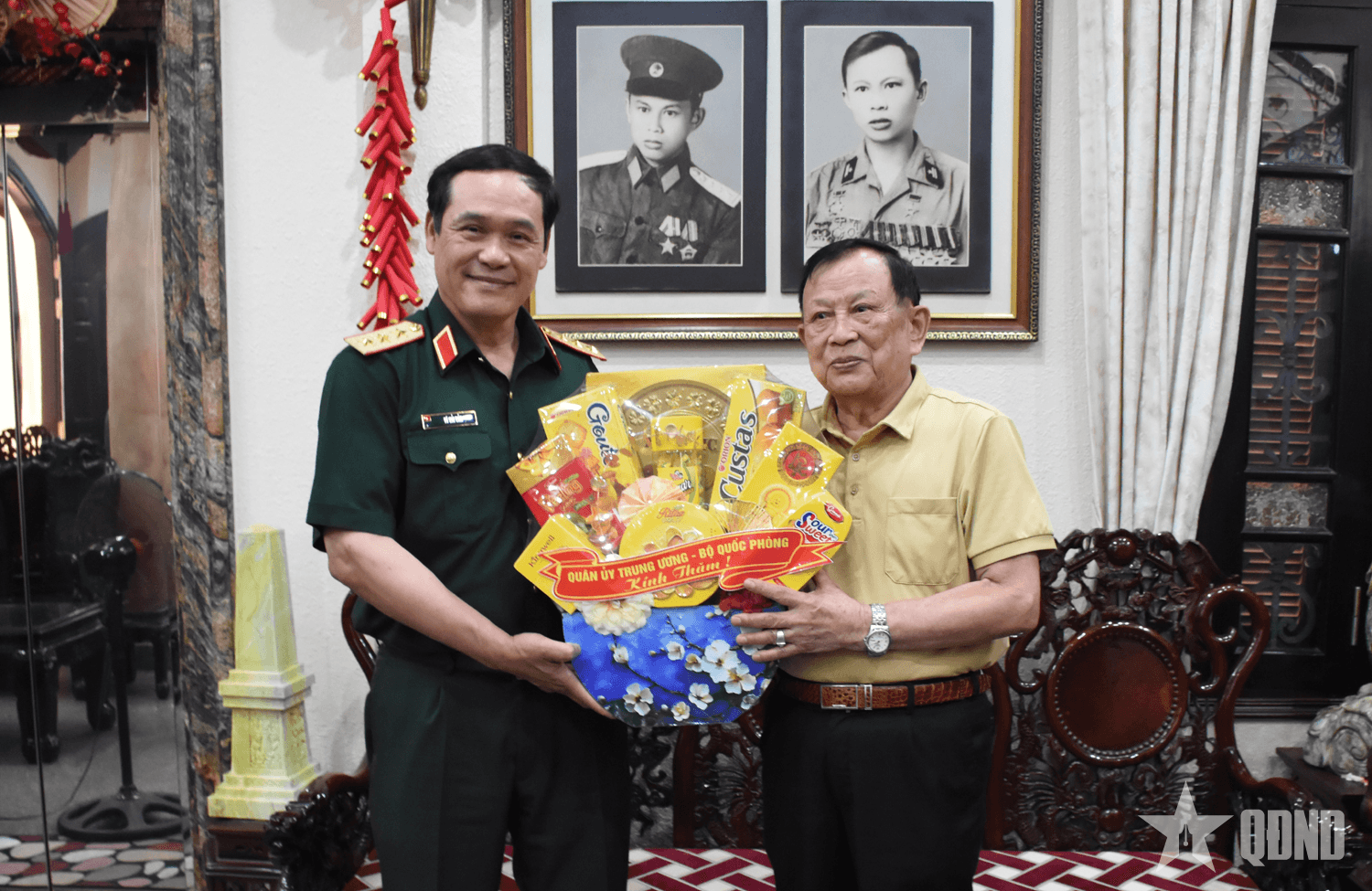 Thượng tướng Vũ Hải Sản thăm, tri ân các đồng chí nguyên Thứ trưởng Bộ Quốc phòng
