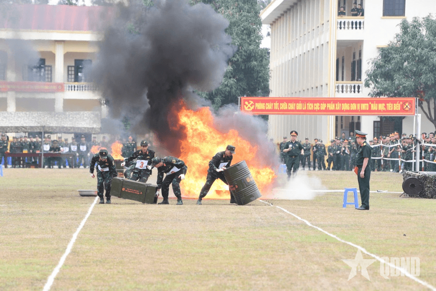 Binh chủng Công binh: Nâng cao chất lượng huấn luyện phòng cháy, chữa cháy