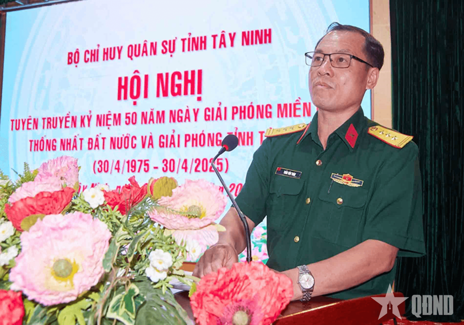 Bộ CHQS tỉnh Tây Ninh đẩy mạnh tuyên truyền kỷ niệm 50 năm Ngày giải phóng miền Nam