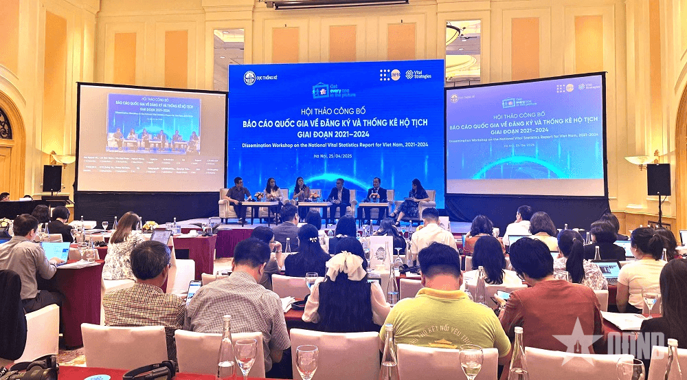 Công bố Báo cáo quốc gia về đăng ký và thống kê hộ tịch đầu tiên