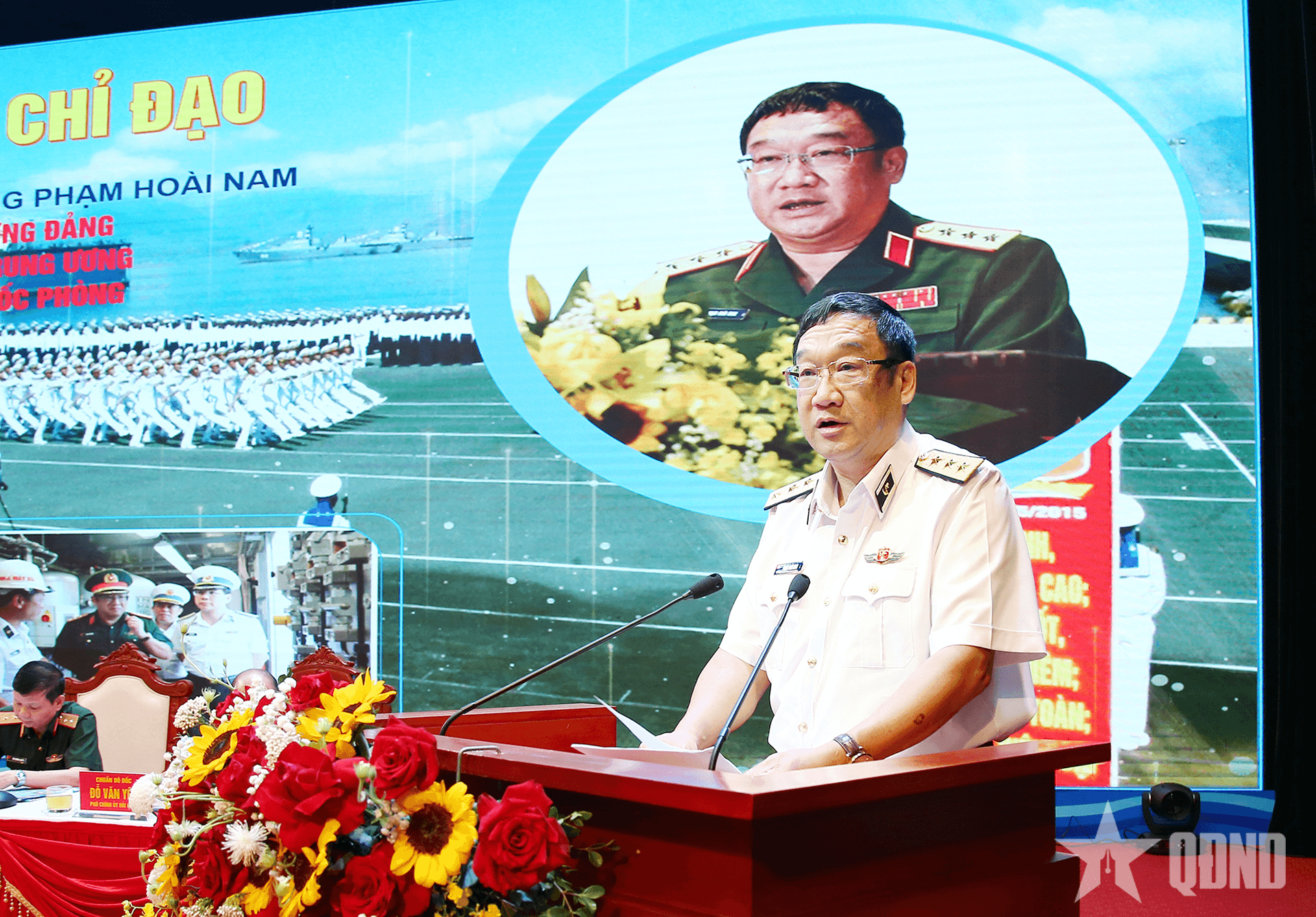 Thượng tướng Phạm Hoài Nam dự hội thảo khoa học tại Quân chủng Hải quân