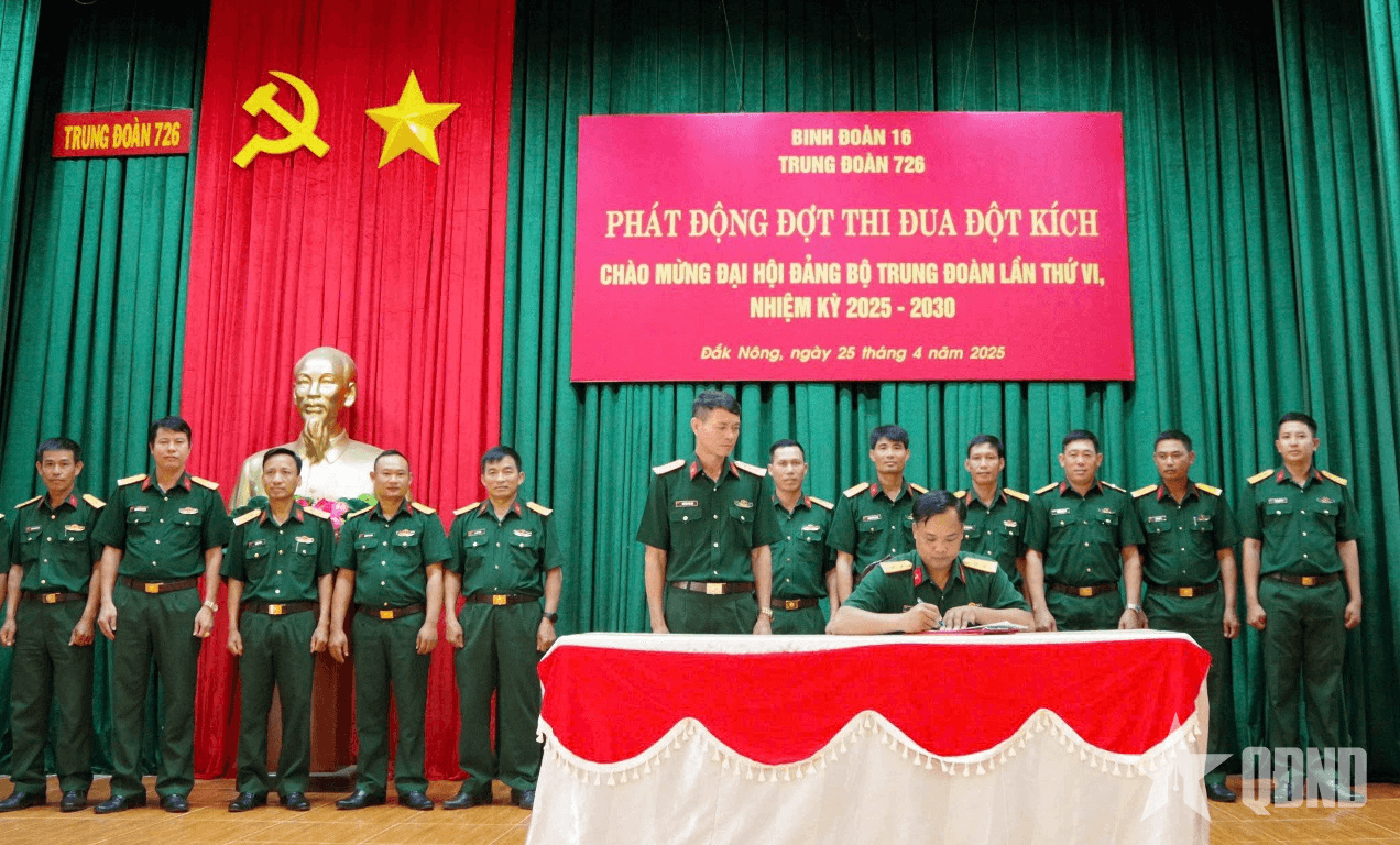 Trung đoàn 726 (Binh đoàn 16) tổng kết 10 năm thực hiện Chỉ thị 05 của Bộ Chính trị