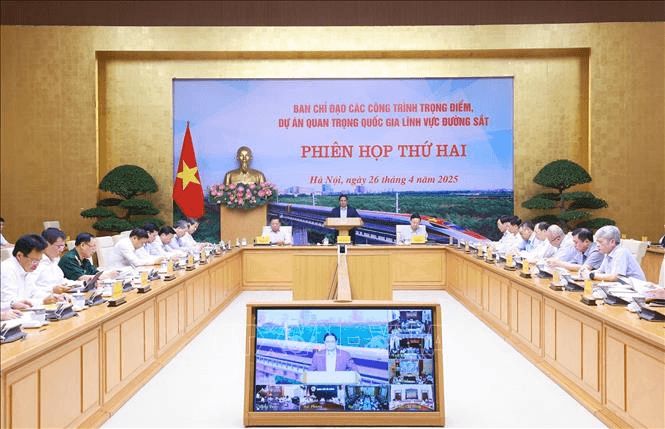 Thủ tướng Phạm Minh Chính: Triển khai các dự án đường sắt "thần tốc, thần tốc hơn nữa; táo bạo, táo bạo hơn nữa"