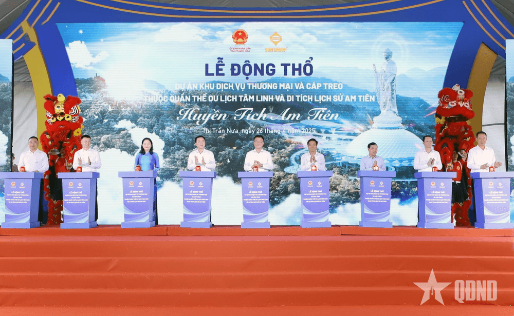 Thanh Hóa: Lễ động thổ xây dựng Quần thể di tích lịch sử Am Tiên