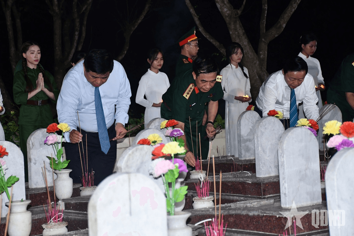 Địa chỉ về nguồn tri ân các liệt sĩ Trường Sơn