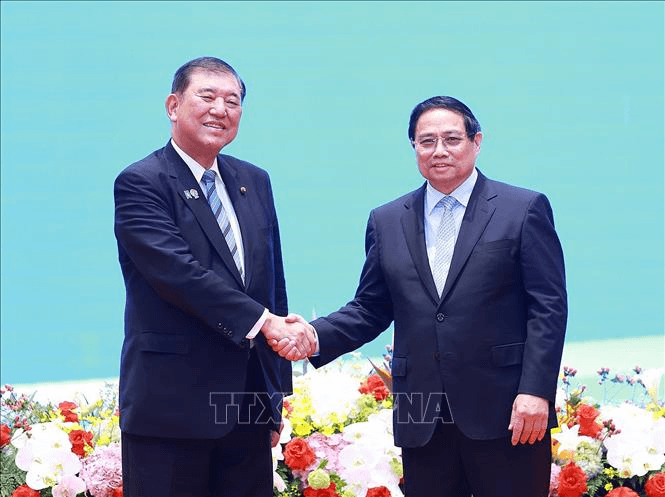 Thủ tướng Phạm Minh Chính và Thủ tướng Nhật Bản cùng dự Diễn đàn hợp tác Việt Nam - Nhật Bản trong các ngành công nghiệp chiến lược