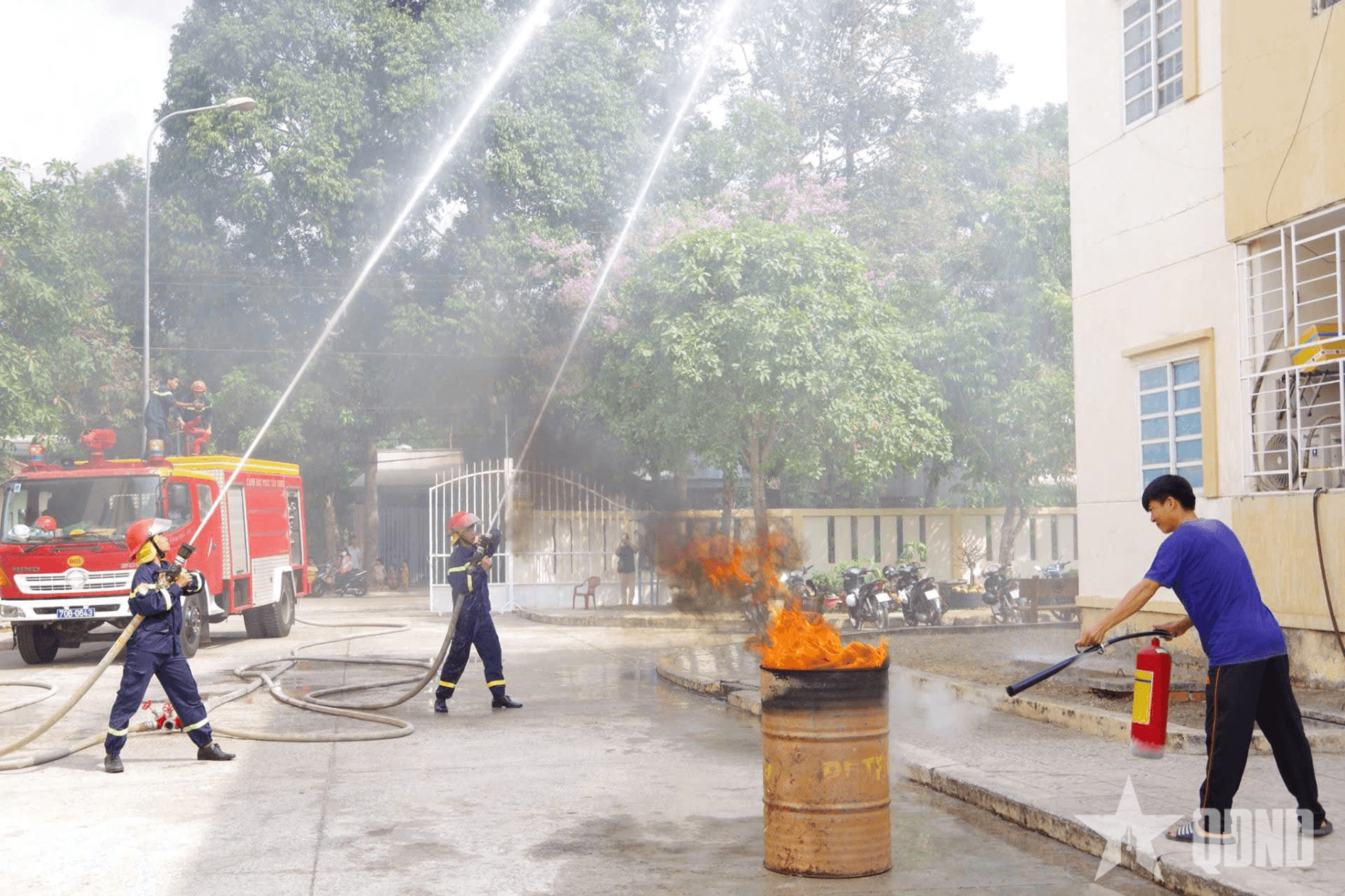 Sư đoàn 5 chủ động các phương án phòng, chống cháy nổ