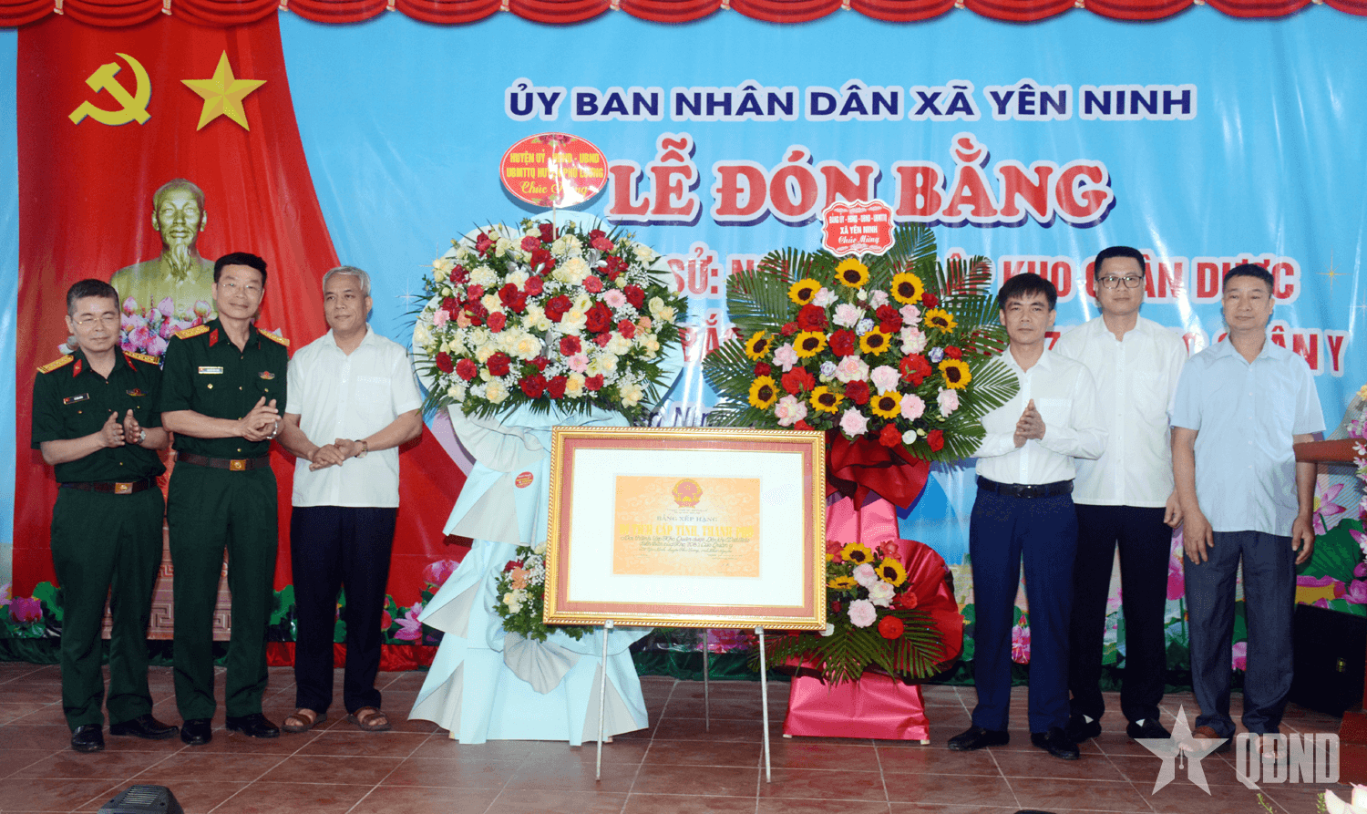 Tổ chức trọng thể Lễ đón bằng di tích nơi thành lập Kho Quân dược Liên khu Việt Bắc