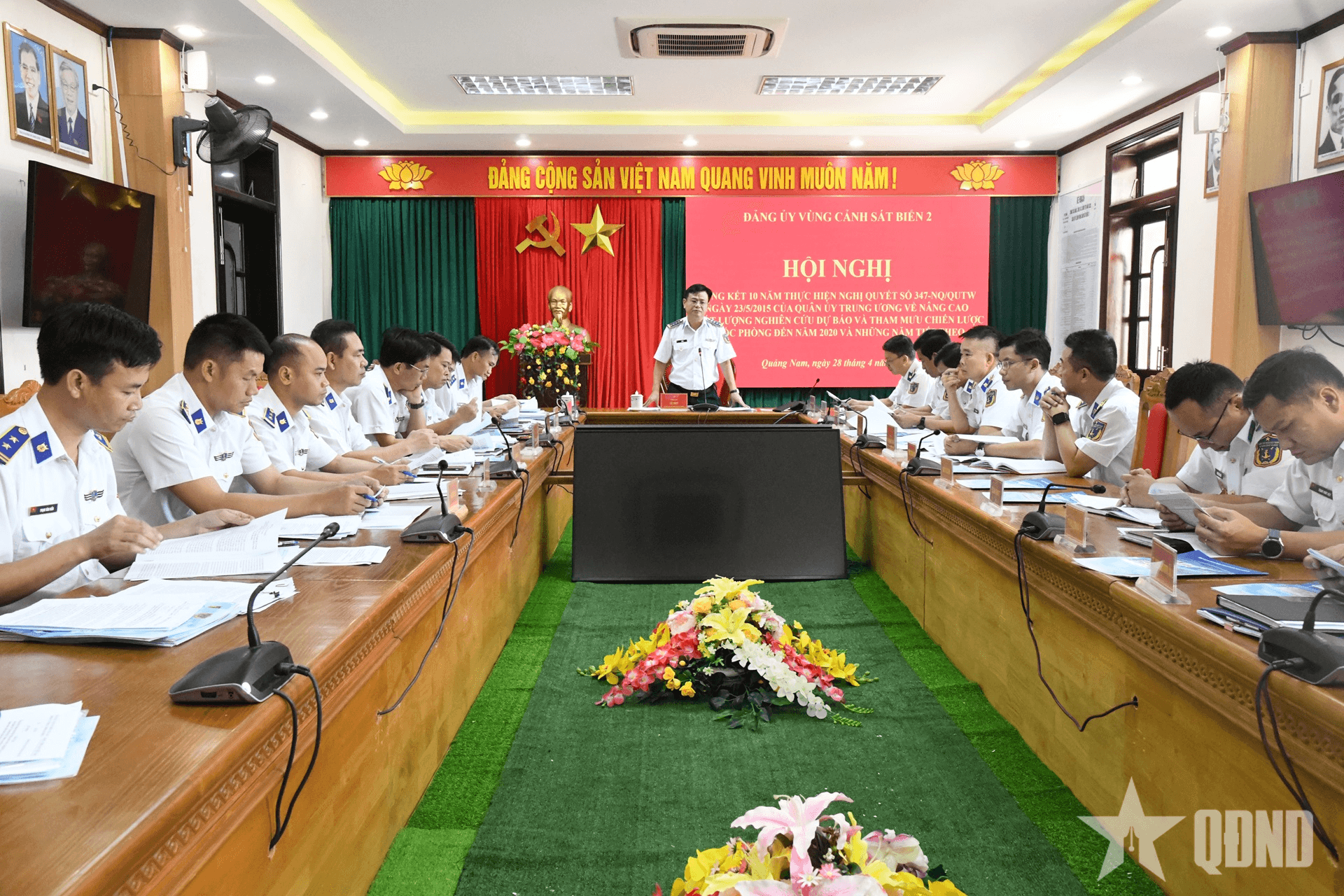 Vùng Cảnh sát biển 2 nâng cao chất lượng nghiên cứu dự báo và tham mưu chiến lược quốc phòng