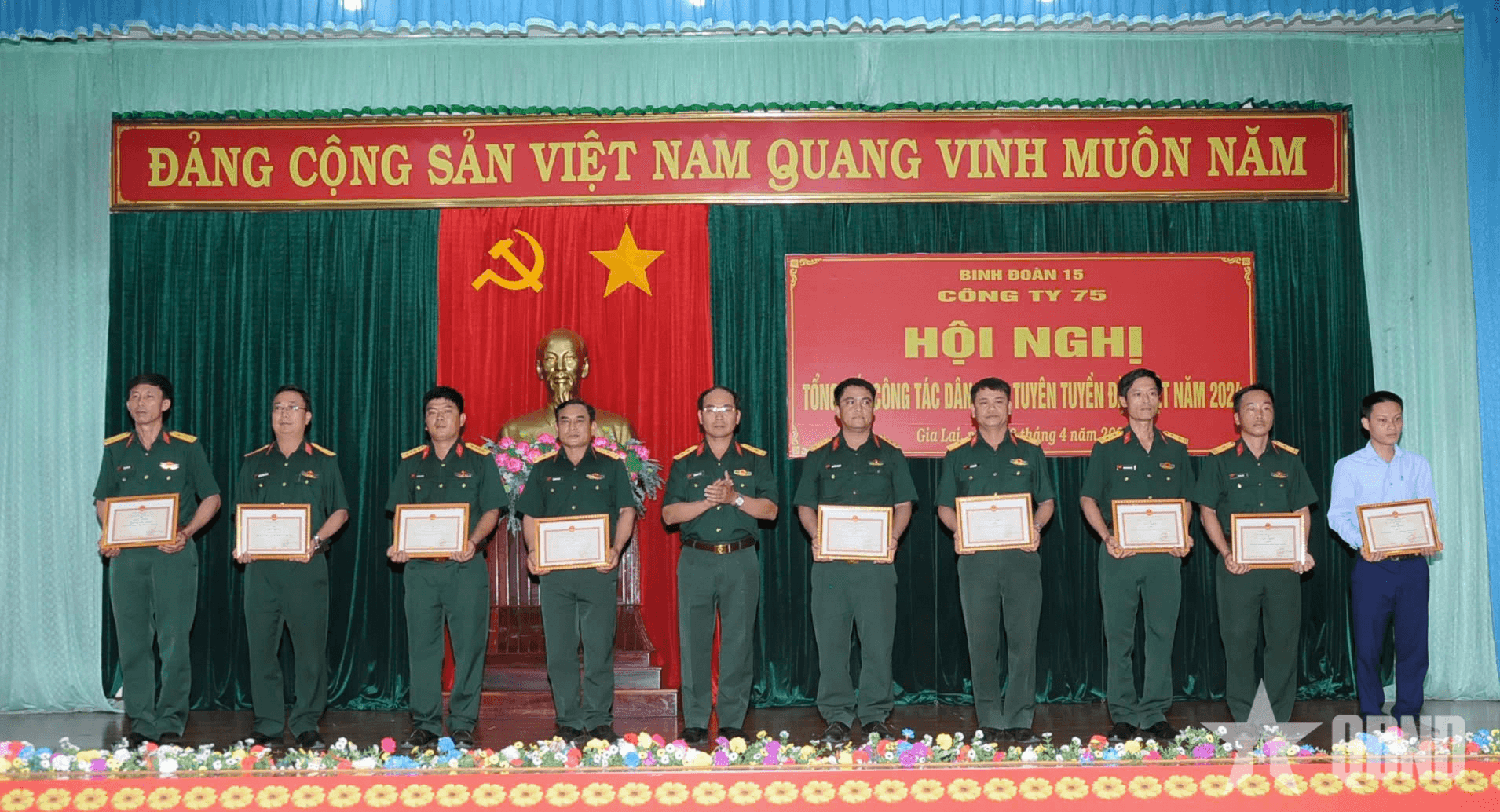 Công ty 75 học tập và làm theo bác bằng những việc cụ thể hằng ngày