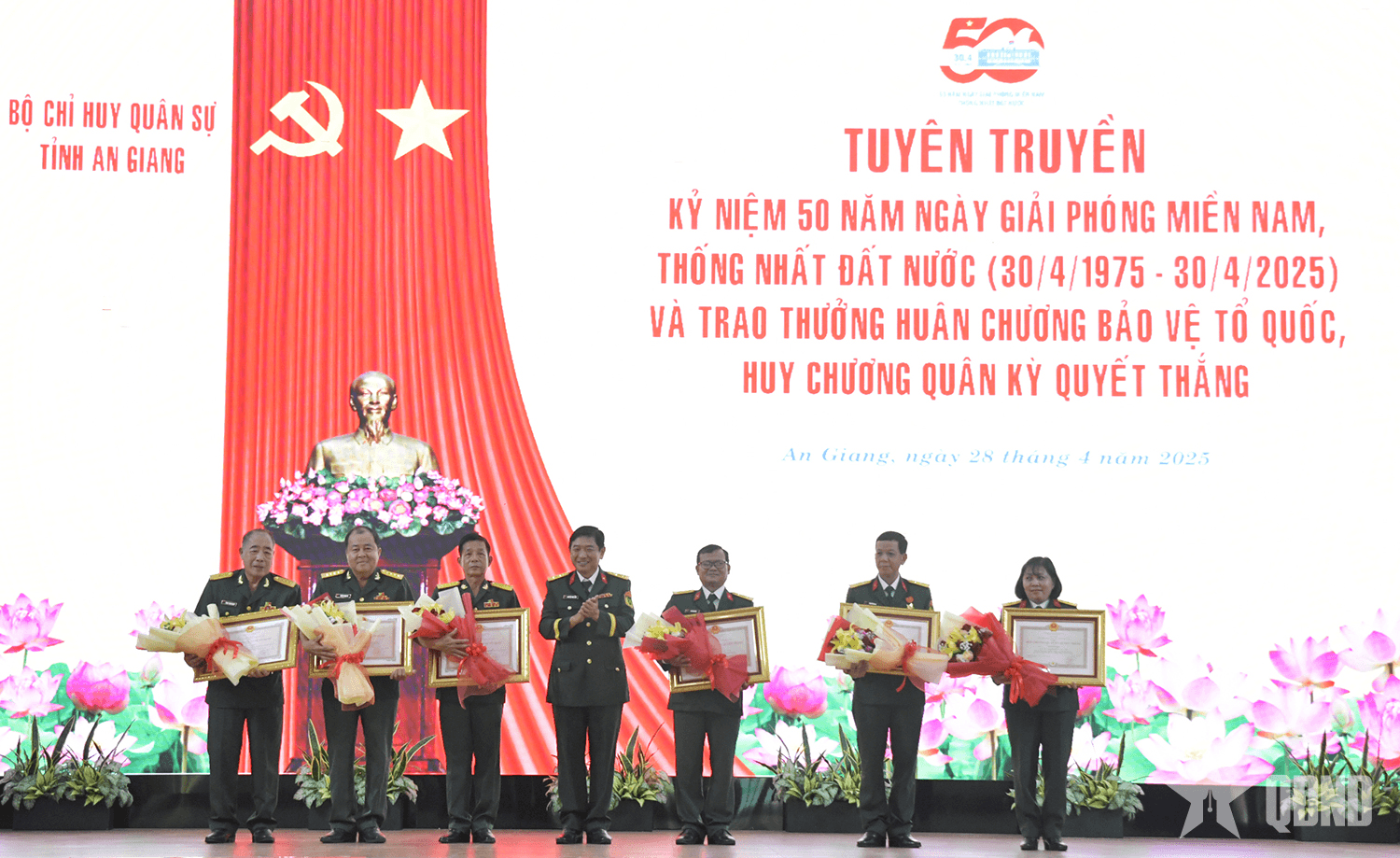 Bộ CHQS tỉnh An Giang: Tuyên truyền kỷ niệm 50 năm Ngày giải phóng miền Nam
