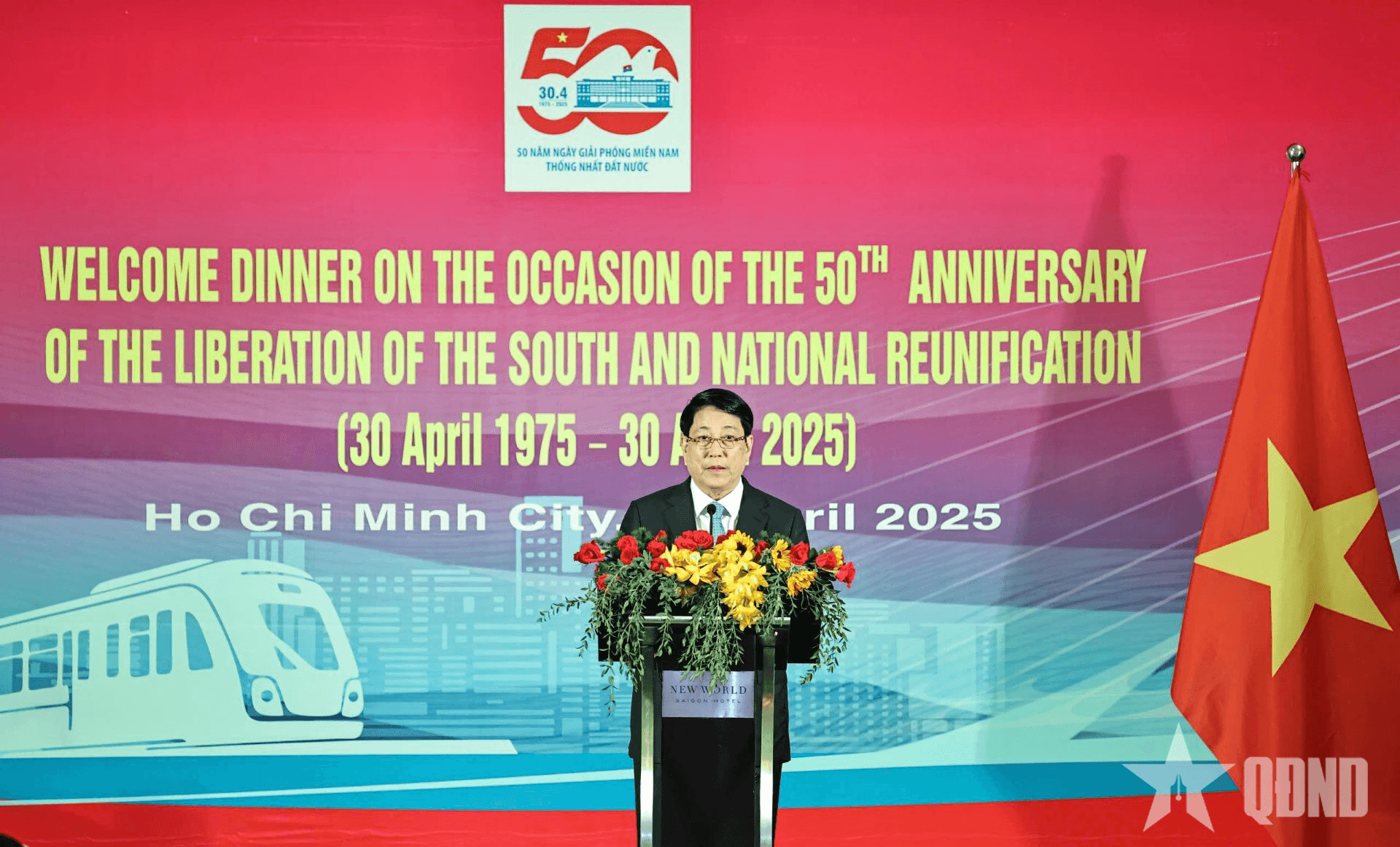 Chủ tịch nước chủ trì chiêu đãi Trưởng đoàn các nước dự lễ kỷ niệm 50 năm Giải phóng miền Nam, thống nhất đất nước