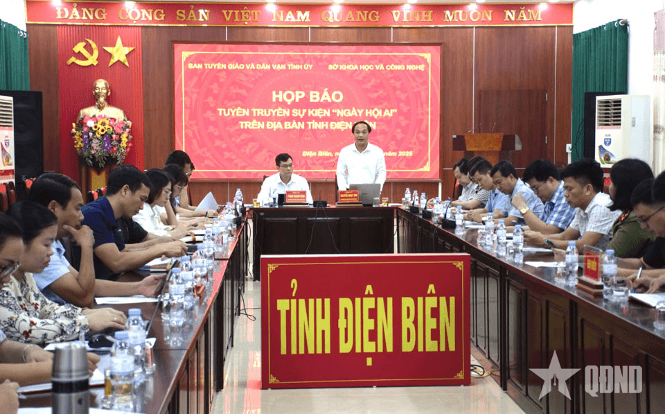 Điện Biên: Họp báo tuyên truyền sự kiện "Ngày hội AI"