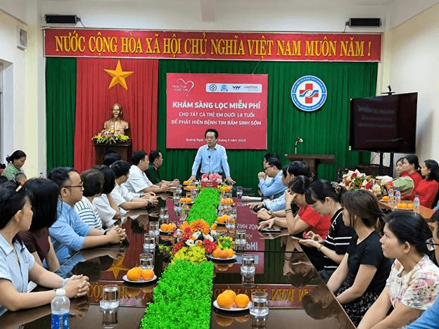 Hơn 2 tỷ đồng sẽ được Trái tim cho em hỗ trợ cho trẻ em mắc bệnh tim bẩm sinh tại Quảng Ngãi