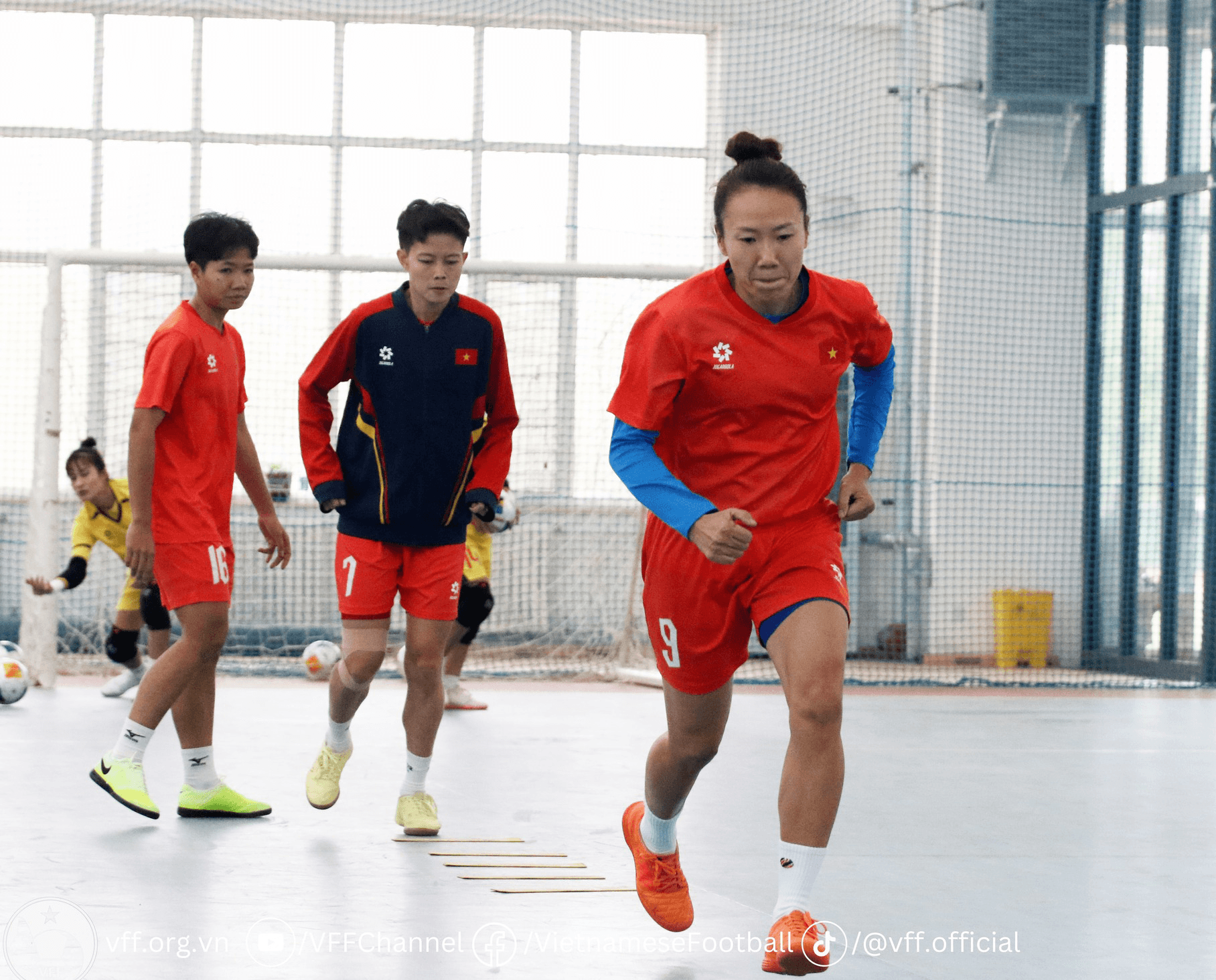 Tuyển futsal nữ Việt Nam sẵn sàng đấu tuyển Trung Quốc