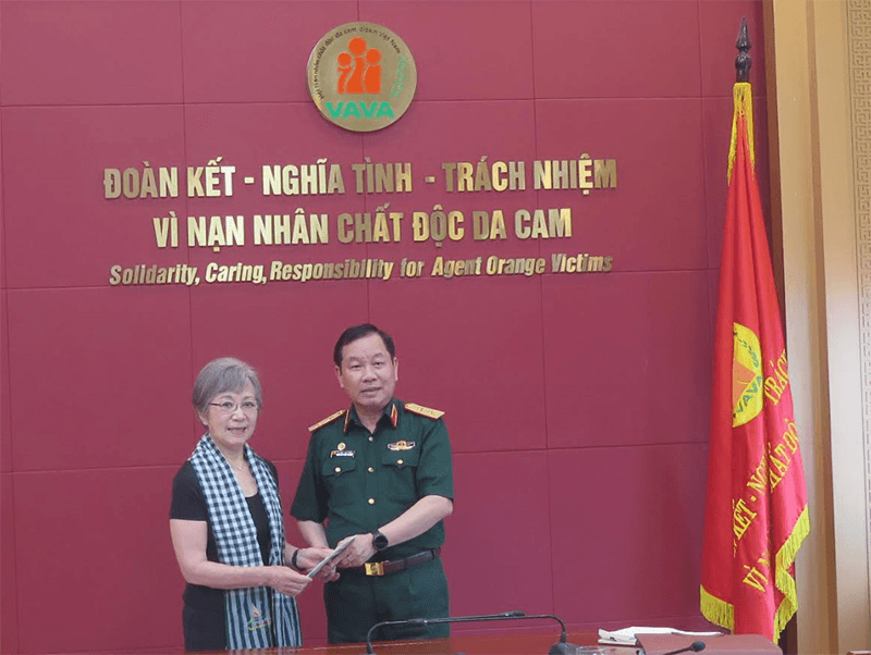 “Tấm lòng vàng” của bà Masako Sakata với nạn nhân chất độc da cam/dioxin Việt Nam