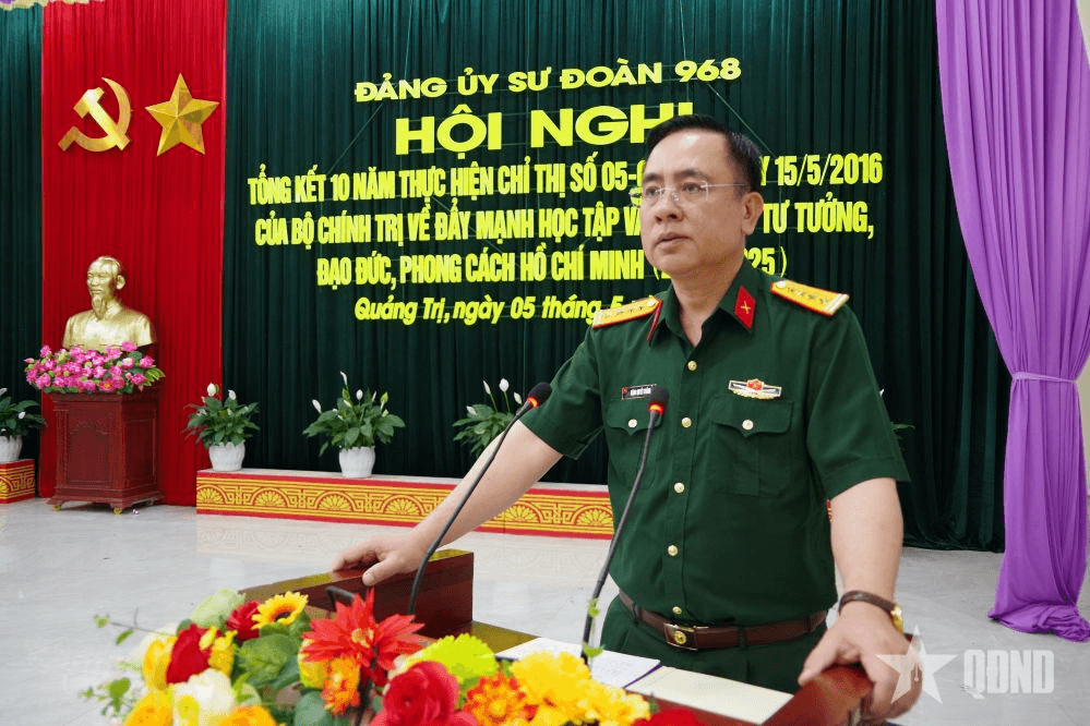 Sư đoàn 968 (Quân khu 4) tổng kết 10 năm thực hiện Chỉ thị số 05 của Bộ Chính trị