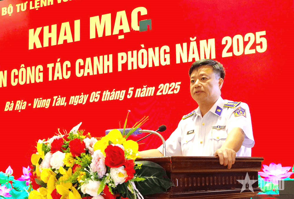 Bộ tư lệnh Vùng Cảnh sát biển 3 tập huấn đóng quân canh phòng