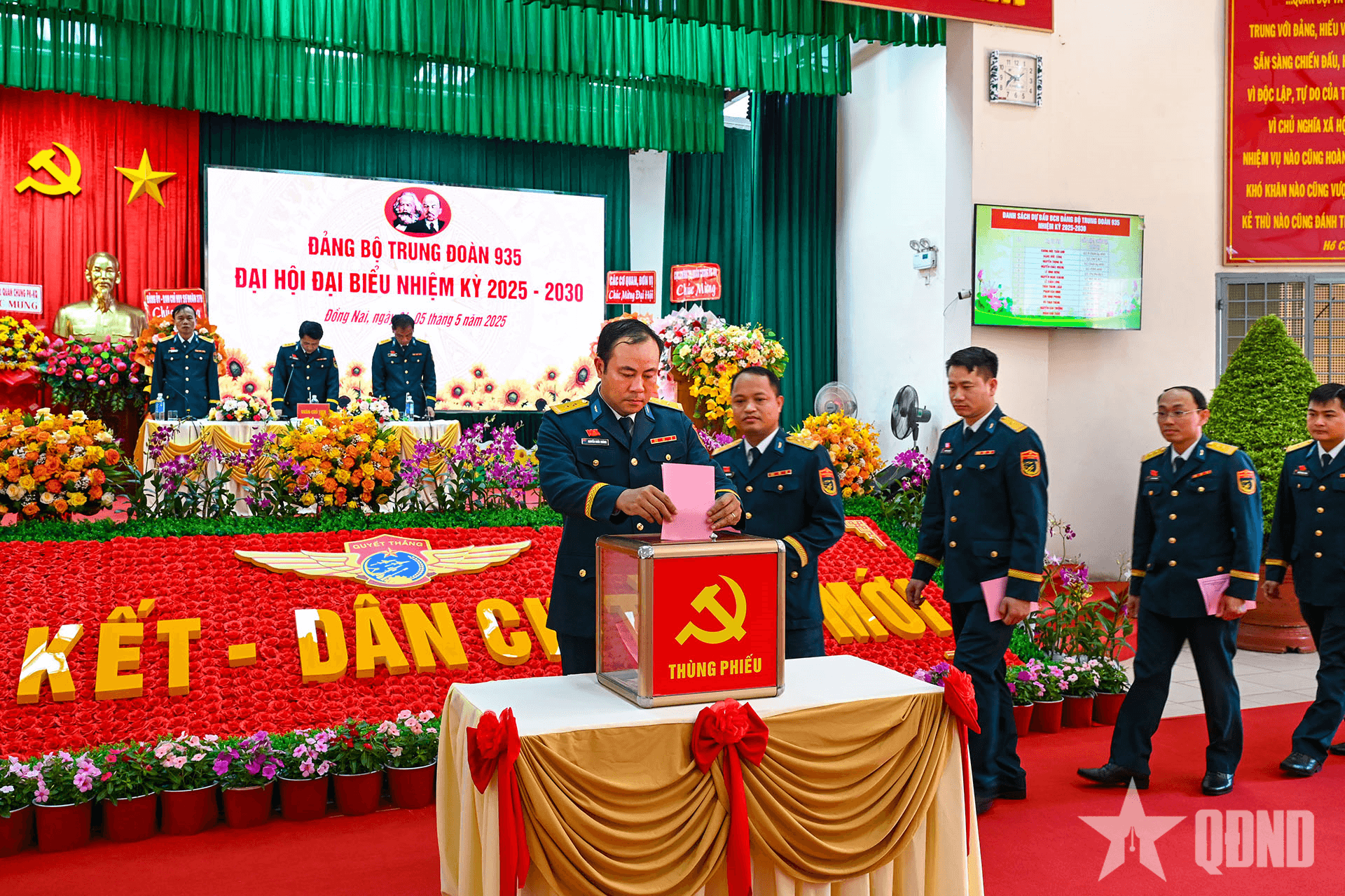 Đảng bộ Trung đoàn 935 tổ chức thành công đại hội đại biểu làm trước