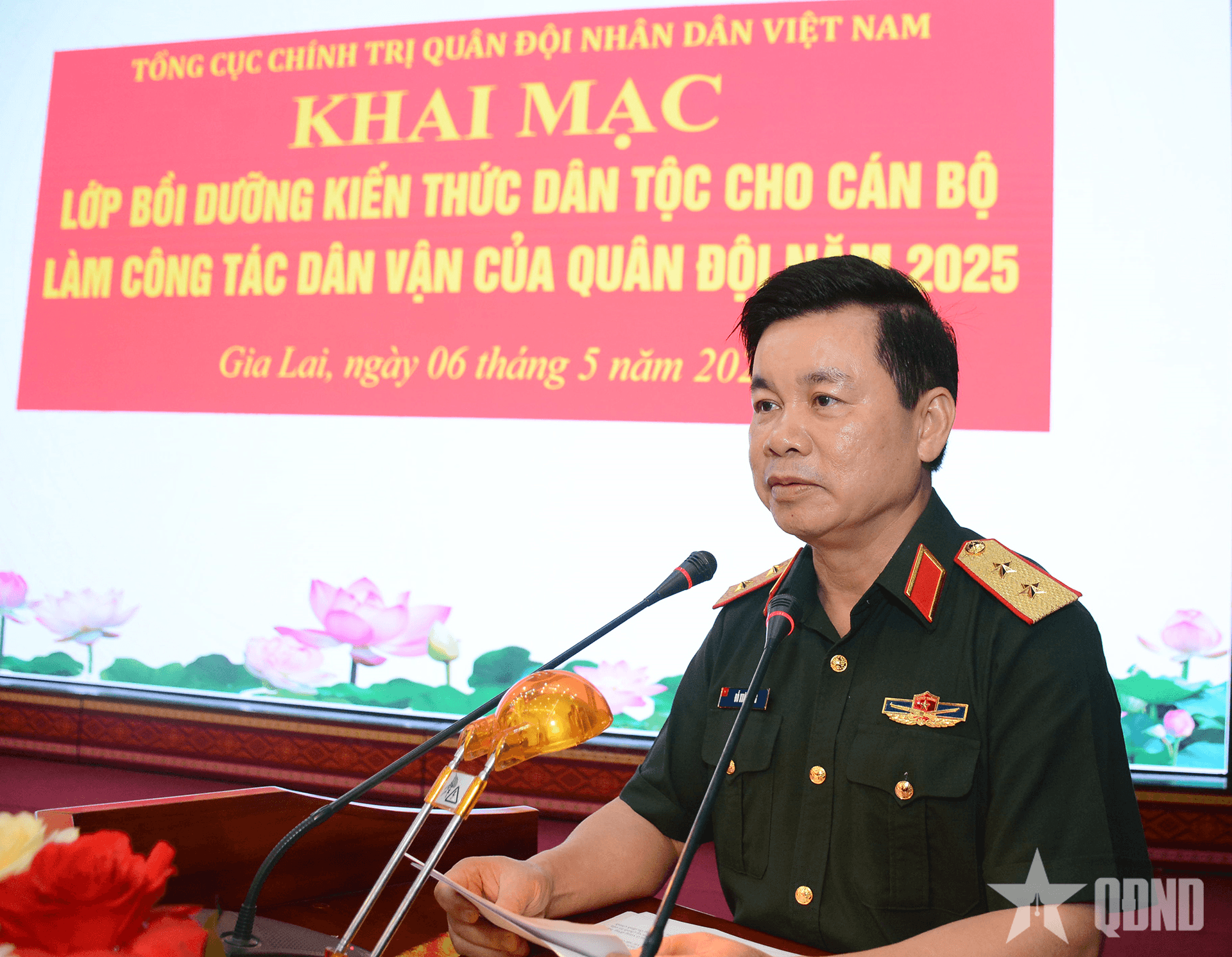 Tổng cục Chính trị Quân đội nhân dân Việt Nam khai mạc lớp bồi dưỡng kiến thức dân tộc