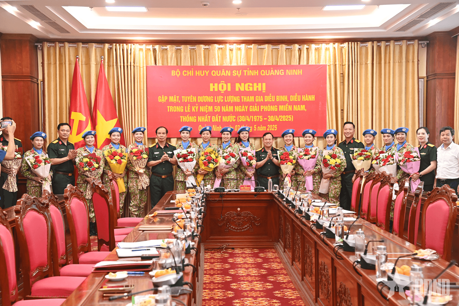 Bộ CHQS tỉnh Quảng Ninh gặp mặt, tuyên dương lực lượng tham gia diễu binh, diễu hành